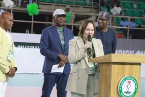 CAVB president Bouchra Hajij