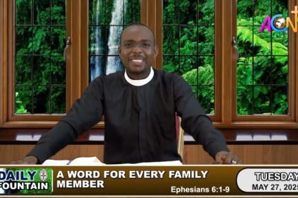 Anglican Daily Fountain Devotional for Today May 27, 2025 (Rogation, Children's Day)