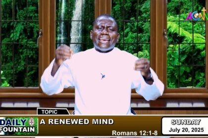 Anglican Daily Fountain Devotional for Today July 20, 2025 (Trinity V)